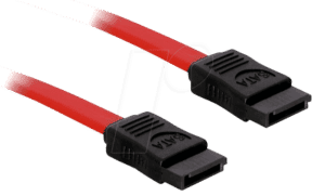 DELOCK 84208 - Kabel SATA 50cm rot ge/ge