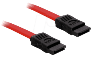 DELOCK 84247 - Kabel SATA 30cm rot ge/ge