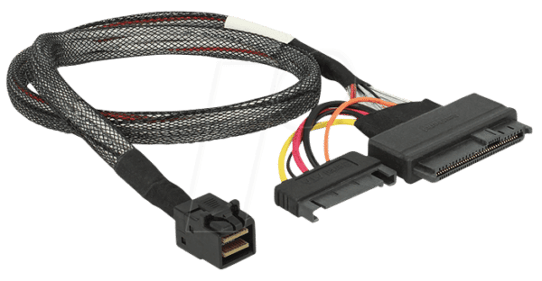 DELOCK 84819 - U.2 SFF-8643 Stecker>SFF-8639 Stecker+SATA 50 cm