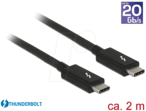 DELOCK 84847 - Kabel Thunderbolt 3 USB-C Stecker > USB-C Stecker 2 m