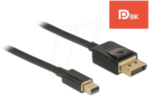 DELOCK 84927 - Kabel mini DisplayPort 1.4 Stecker > DisplayPort Stecker 8K 1