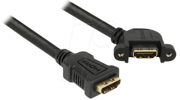 DELOCK 85101 - HDMI A Buchse > HDMI A Buchse gewinkelt