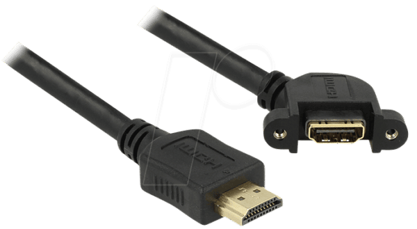 DELOCK 85103 - HDMI A Stecker > HDMI A Buchse gewinkelt