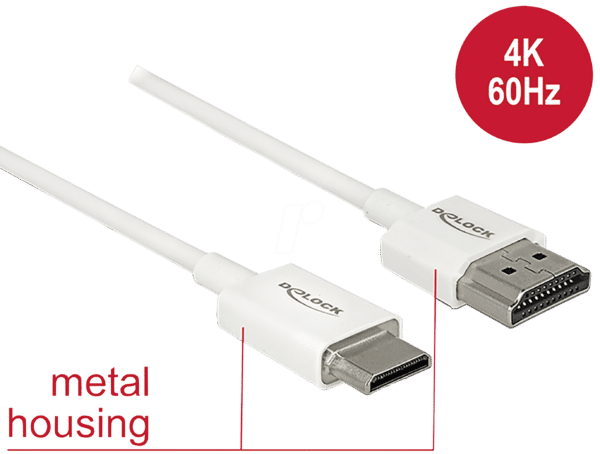 DELOCK 85141 - HDMI-A Stecker > HDMI Mini-C Stecker 4K 0