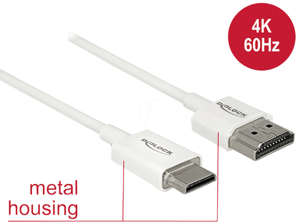 DELOCK 85143 - HDMI-A Stecker > HDMI Mini-C Stecker 4K 1