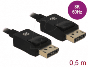 DELOCK 85299 - Koaxiales DisplayPort Kabel 8K 60 Hz 0