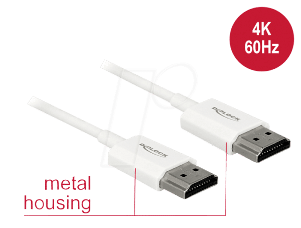 DELOCK 85138 - High Speed HDMI Kabel mit Ethernet