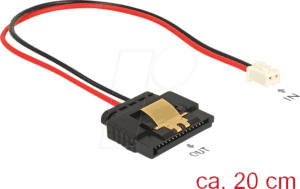 DELOCK 85336 - 2 Pin Buchse > SATA 15 Pin Buchse