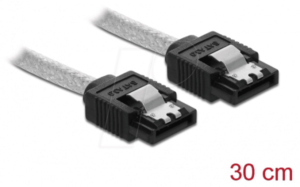 DELOCK 85341 - SATA 6 Gb/s Kabel rund 30 cm