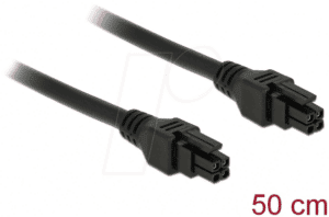 DELOCK 85374 - Kabel Power Micro Fit 3.0 4 Pin Stecker > Stecker 50 cm