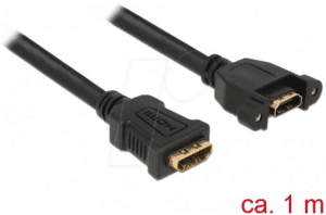 DELOCK 85466 - Einbau-Kabel HDMI A Buchse > HDMI A Buchse