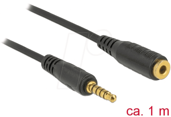 DELOCK 85701 - Kabel Klinke 5 Pin Verlängerung 3