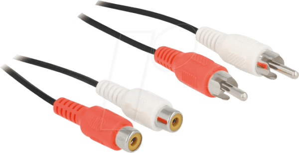 DELOCK 85807 - Kabel Cinch 2 x Stecker zu 2 x Buchse 5