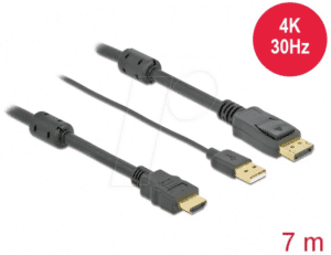 DELOCK 85967 - HDMI auf DisplayPort 1.2 Stecker