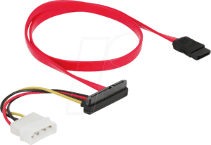 DELOCK 86078 - SATA 7pin + 4pin Molex > SATA 22pin