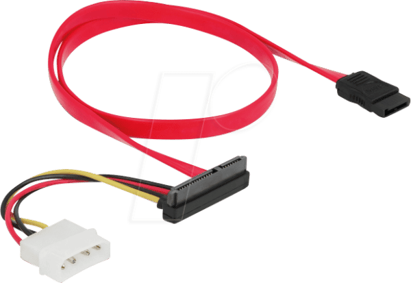 DELOCK 86078 - SATA 7pin + 4pin Molex > SATA 22pin