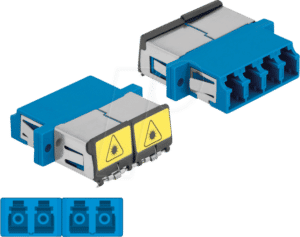 DELOCK 86903 - LWL Kupplung LC/LC Quad