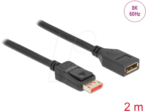 DELOCK 87071 - DisplayPort Verlängerungskabel