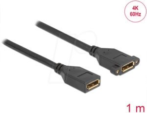 DELOCK 87100 - DisplayPort 1.2 Kabel Buchse zu Buchse