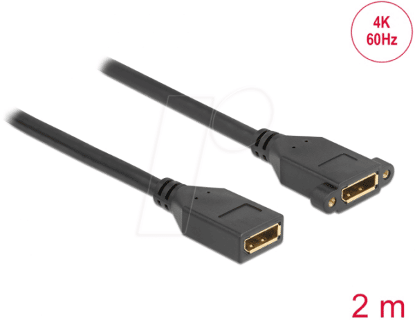 DELOCK 87101 - DisplayPort 1.2 Kabel Buchse zu Buchse