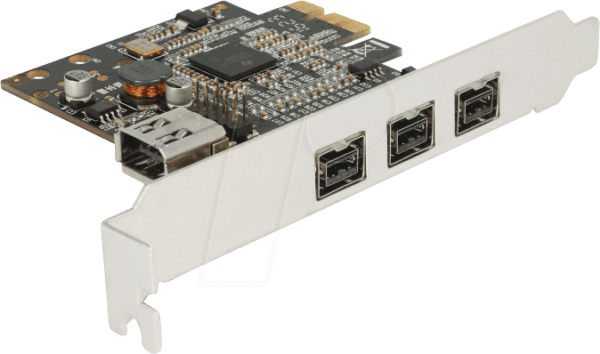 DELOCK 89864 - Delock PCIe Karte > 3x extern FireWire B + intern FireWire A