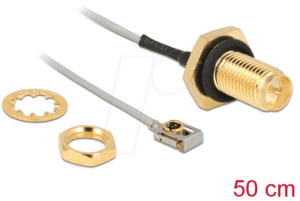 DELOCK 89927 - Kabel RP-SMA Buchse > MHF® I LK Stecker