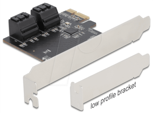 DELOCK 90010 - PCIe x1 > 4x SATA