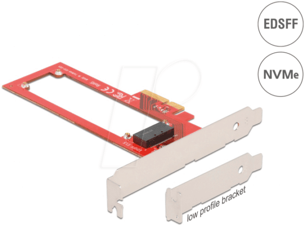 DELOCK 90055 - Konverter PCIe x4 Karte > 1 x intern EDSFF E1.S