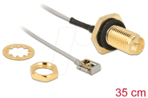 DELOCK 90292 - Kabel RP-SMA Buchse > MHF® I LK Stecker