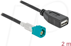 DELOCK 90488 - KFZ - HSD Z Stecker auf USB A Buchse