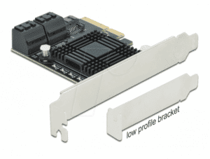 DELOCK 90498 - PCIe x4 > 5x SATA