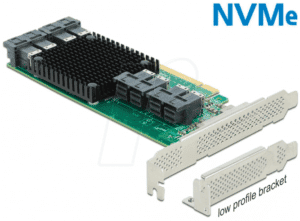 DELOCK 90504 - PCIe x16 > 8 x SFF-8643 NVMe