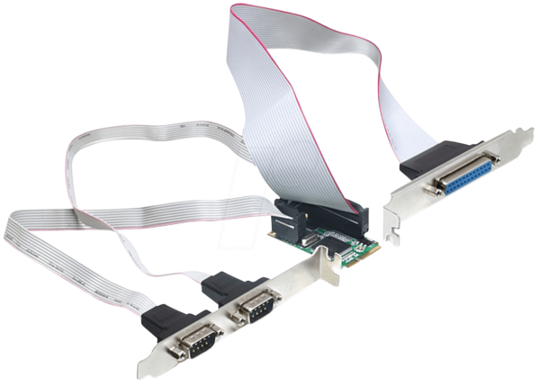 DELOCK 95232 - 3 Port RS232 DB25