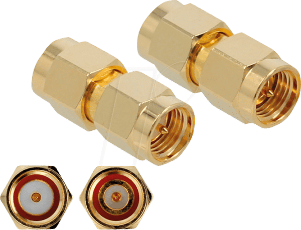 DELOCK 89970 - Adapter SMA Stecker > SMA Stecker