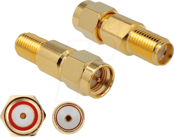 DELOCK 89990 - Adapter SMA Stecker > SMA Buchse