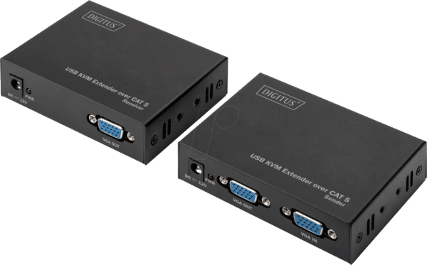 DIGITUS DS-51201 - USB KVM Extender über Cat.5 - 200 Meter