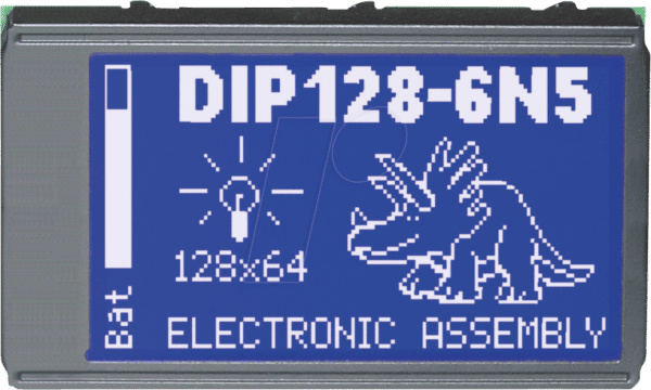 LCD 128BL DIP - LCD DIP-Grafikmodul