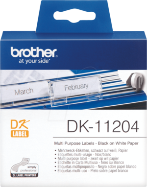 BRO DK11204 - Mehrzweck-Etiketten