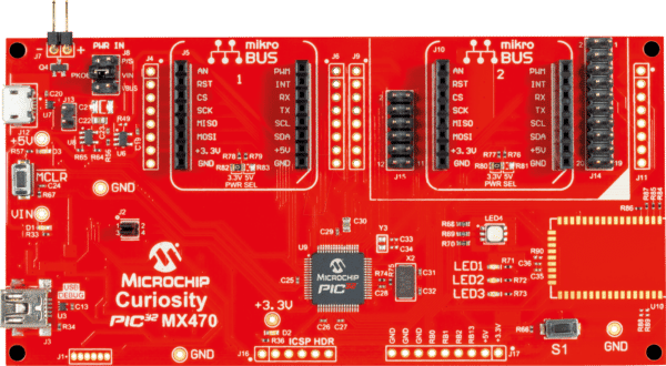 DM320103 - 32-bit Curiosity PIC32MX470 Entwicklungsboard (DM320103)