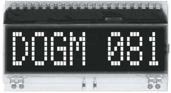 EA DOGM081S-A - LCD-Textmodul