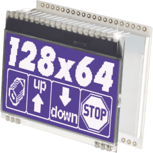 EA DOGM128B-6 - LCD-Grafikmodul
