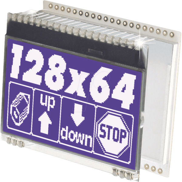 EA DOGM128S-6 - LCD-Grafikmodul