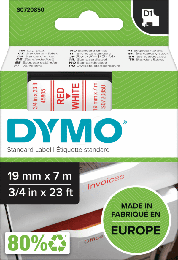 DYMO S0720850 - DYMO D1 Schriftband