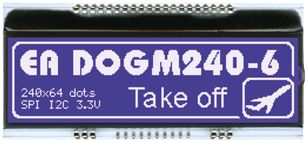 EA DOGM240B-6 - LCD-Grafikmodul