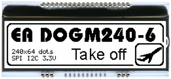 EA DOGM240W-6 - LCD-Grafikmodul