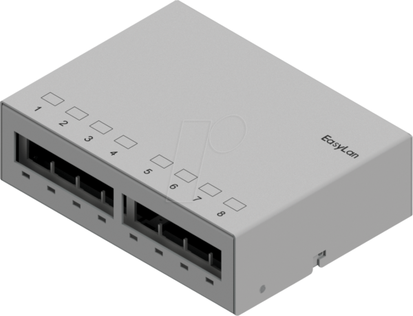 EASY CKVPL0081E - preLink®/fixLink® Aufbau-Consolidation Point Panel 8x Keystone