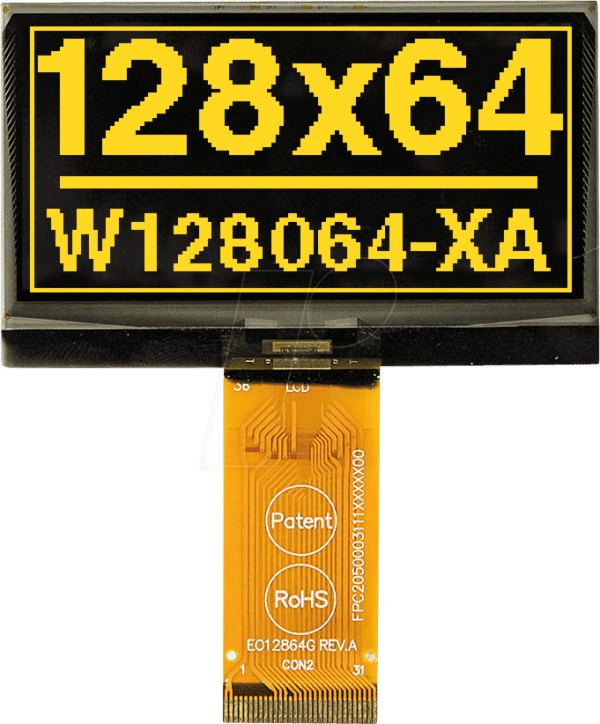 EA W128064-XALG - Grafik-OLED