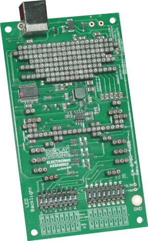 EA 9780-4USB - USB-Testboard für DOG-Module und eLABEL20