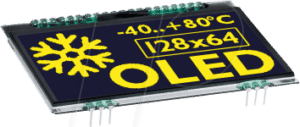 EA OLEDL128-6LGA - Grafik-OLED