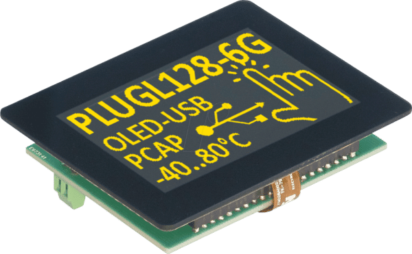 EA PLUGL128-6GTC - USB Grafik-OLED